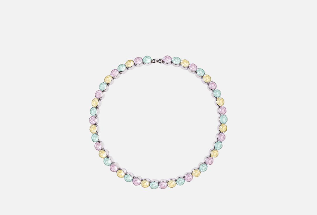 Изображение товара Колье Attribute Shop с разноцветными кристаллами