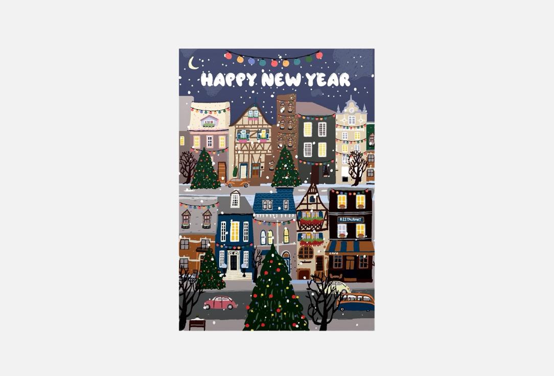 

Открытка MESWERO, Happy New Year 1 шт
