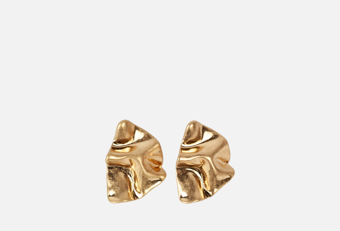 Изображение товара Стильные серьги Фетиш Draft Golden с матовым покрытием для женщин