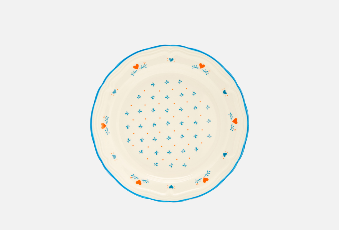 

Тарелка обеденная ROOMI, Принт, С каймой, 20 см 20 см