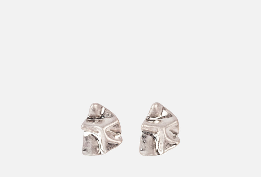 Изображение товара Серьги Фетиш Draft Silver Черновик для женщин металлизированные с матовым эффектом