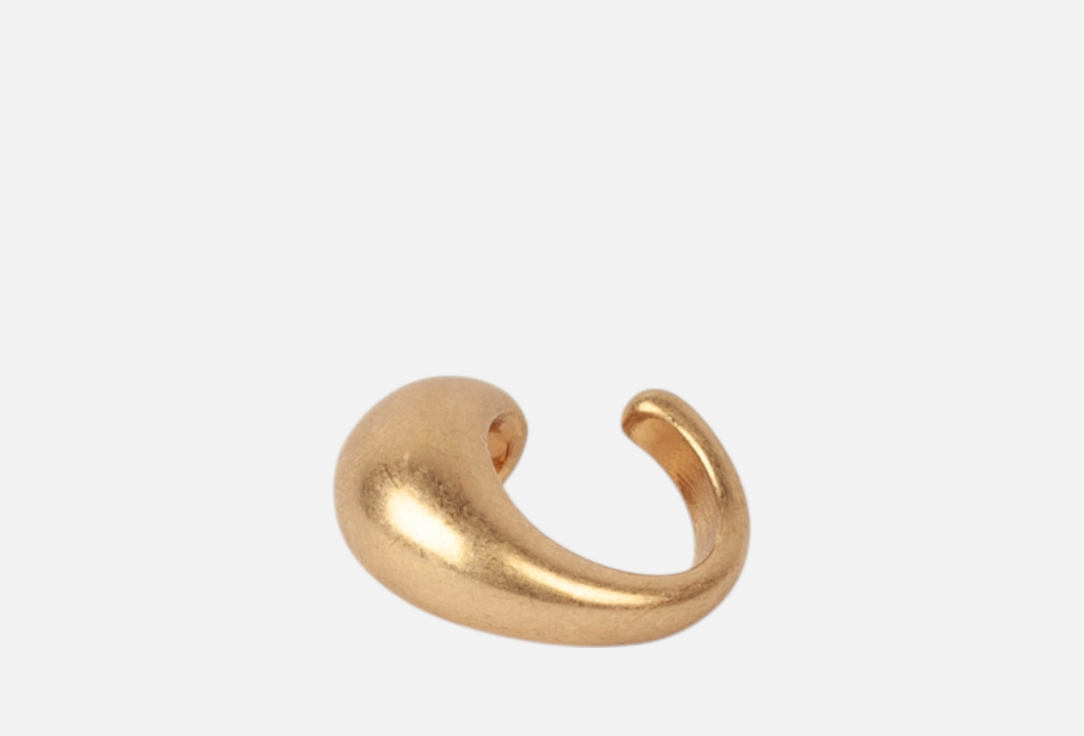 Изображение товара Кафф Фетиш Drop Golden из бижутерного сплава с матовым эффектом