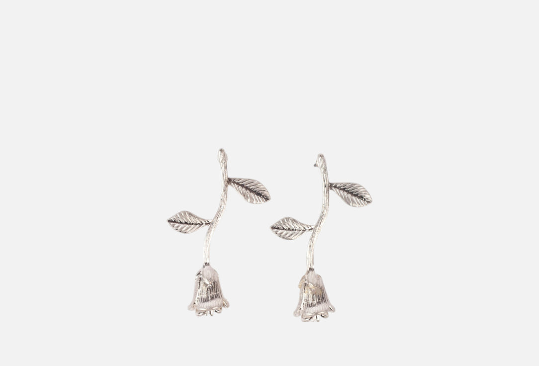 

Серьги ФЕТИШ, Roses Silver 2 шт