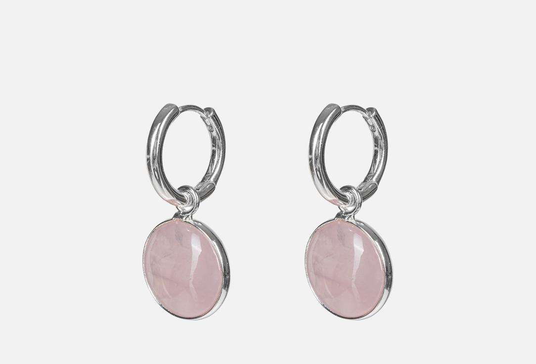 

Серьги FIORE LUNA, ROSE QUARTZ 2 шт
