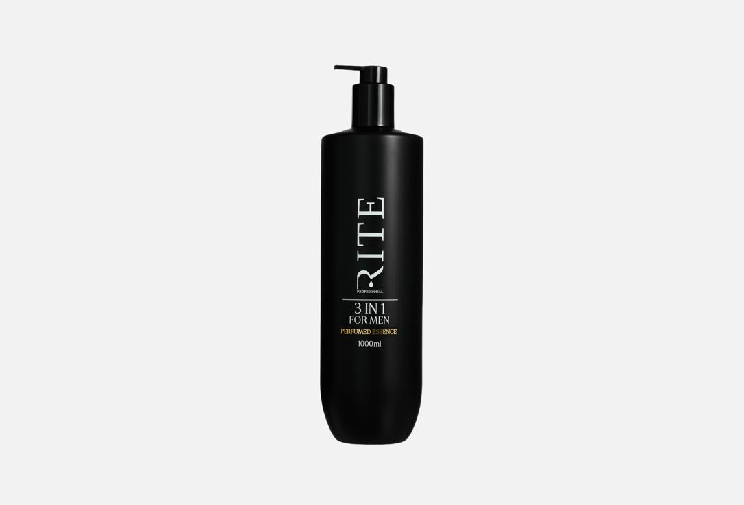 Гель для душа RITE 3 IN 1 For Men Perfumed Essence 1 л