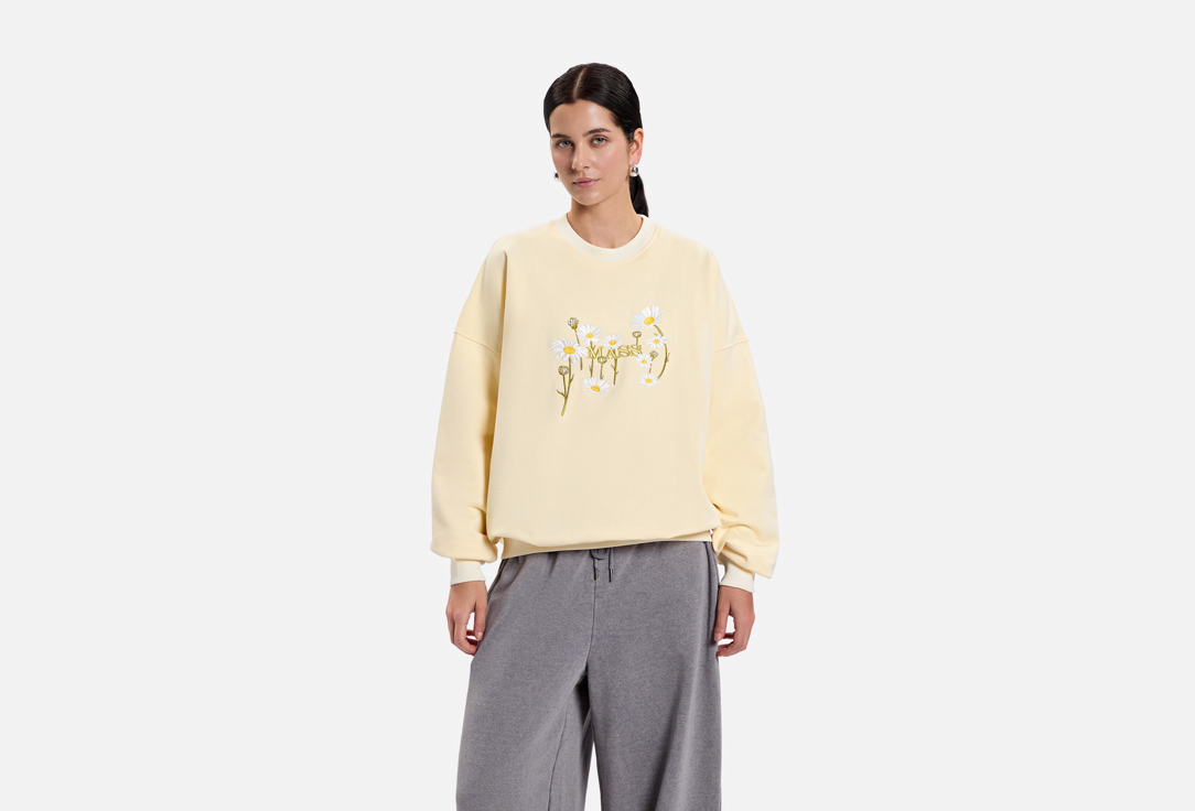 

Свитшот MASS.CORPORATION, Принт, Сливочное масло