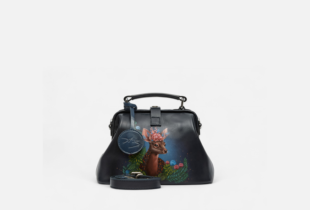 Изображение товара Сумка тоут кожаная ALEXANDER TS Blue Олененок