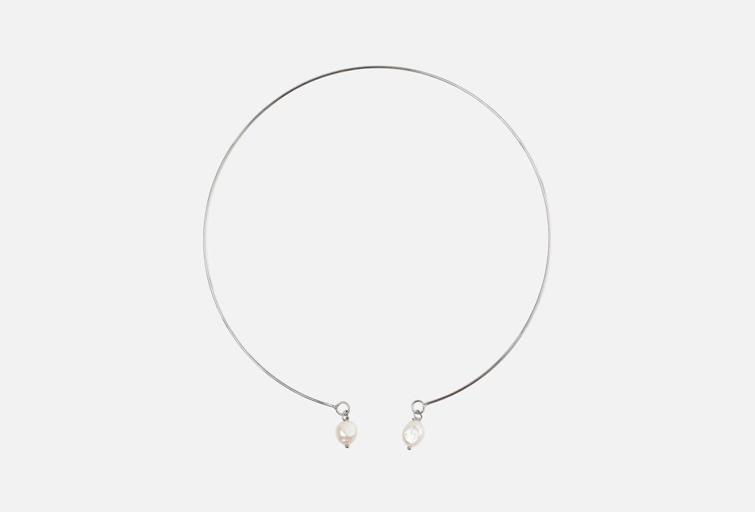 Изображение товара Колье 19.stone жесткий с жемчугом