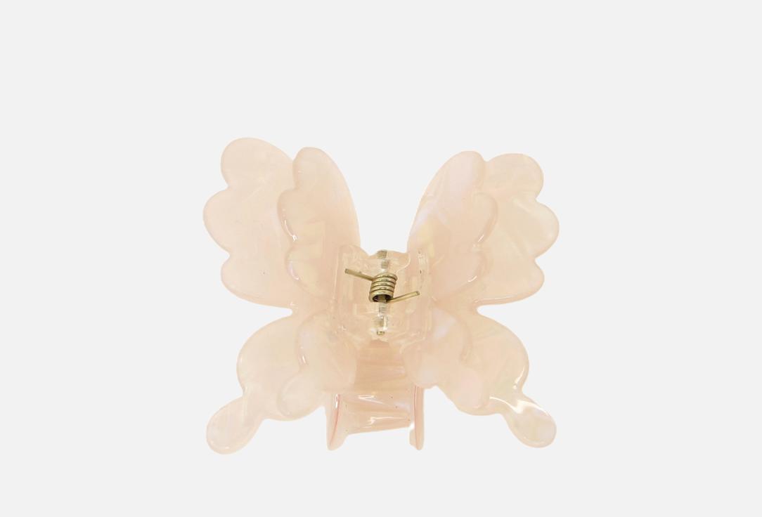 

Крабик для волос DIRLABBEAUTY, Розовый, Перламутровая бабочка 1 шт