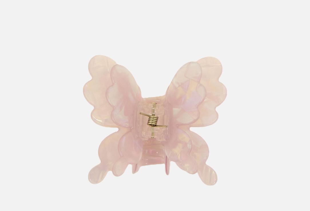 

Крабик для волос DIRLABBEAUTY, Розовый, Перламутровая бабочка 1 шт