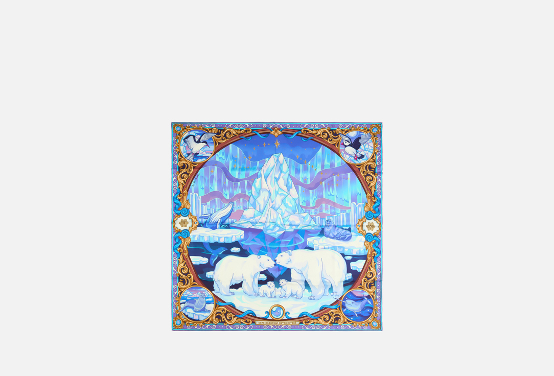 

Платок NINA RUCHKINA, Принт, Арктика