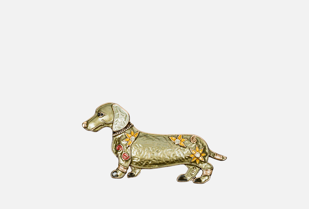 Изображение товара Брошь Shadore Такса из гипоаллергенного сплава с холодной эмалью для женщин