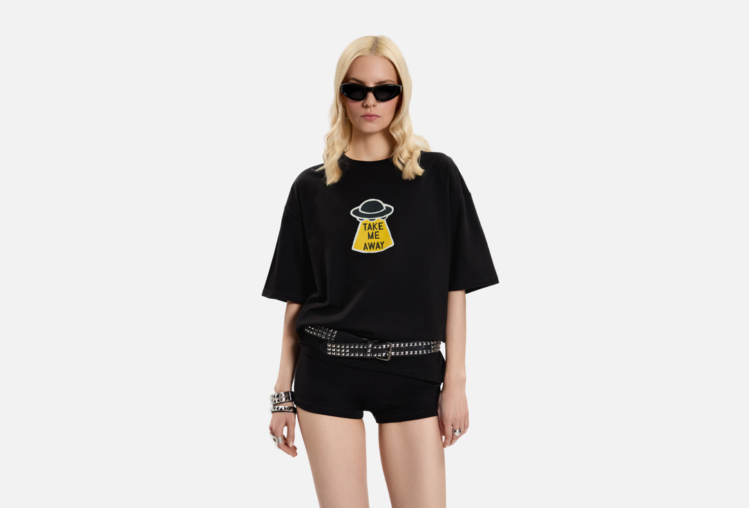 Изображение товара Футболка URBN WILD UFO для женщин с DTF принтом