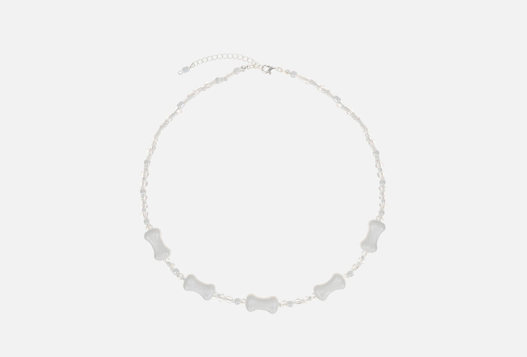 Изображение товара Дизайнерский чокер DIANEMUSSON white из керамики и бисера для женщин