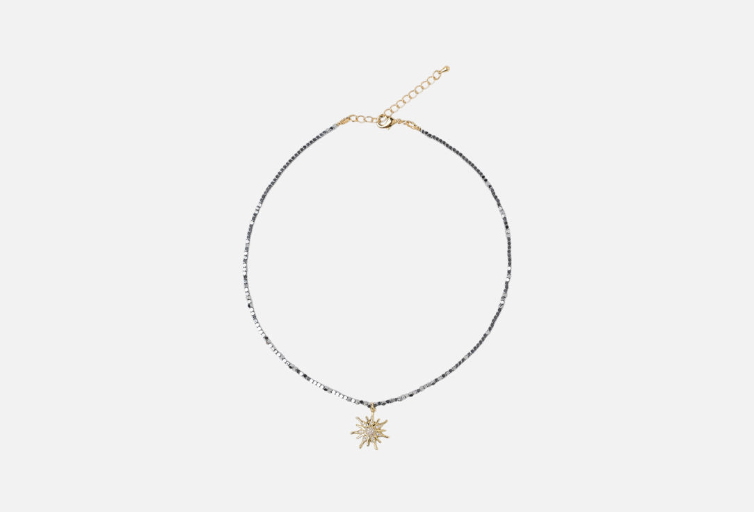 Изображение товара Чокер 19.stone из гематина с солнцем