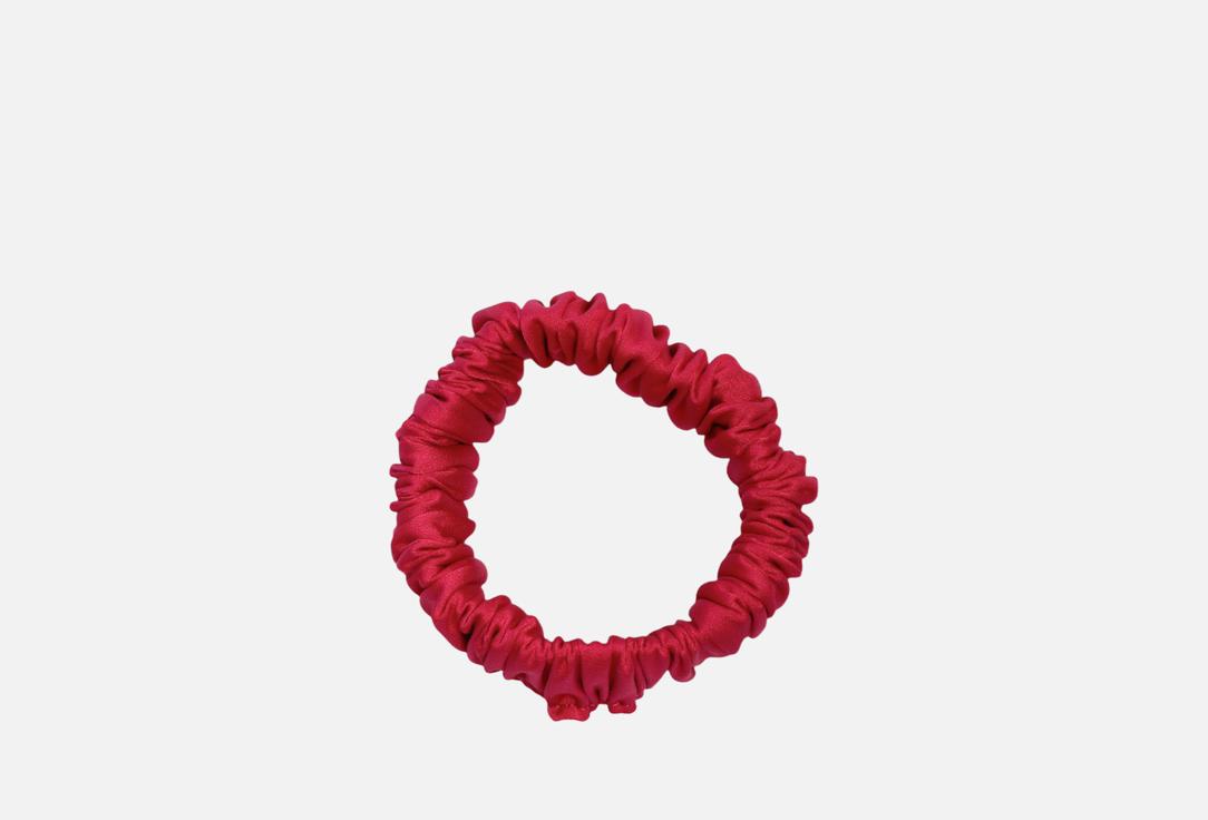 Изображение товара Резинка для волос Zapletai #157 розовая из искусственного шелка для бережного ухода