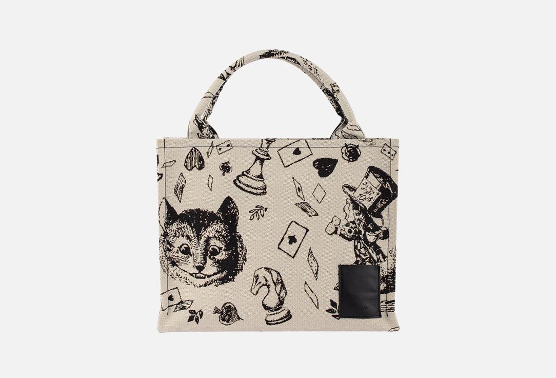 

Сумка тоут из жаккарда PEPFER, Принт, Алиса