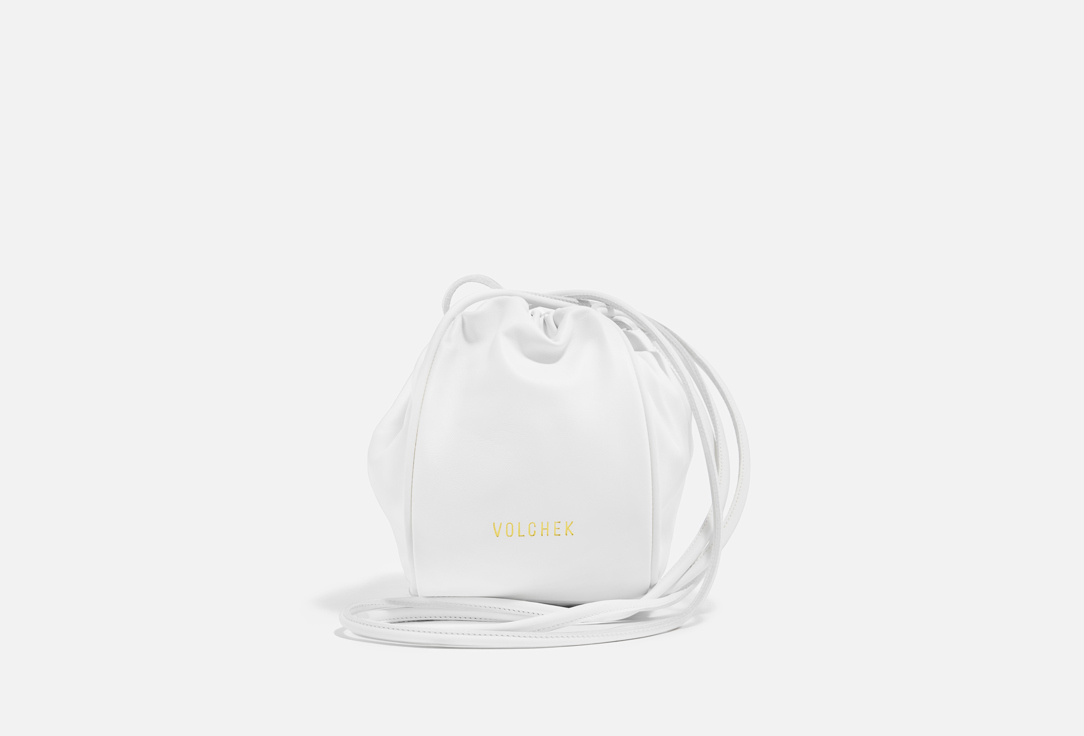 Изображение товара Кожаная сумка-кисет VOLCHEK DESIGN Coconut белая Минимализм и стиль