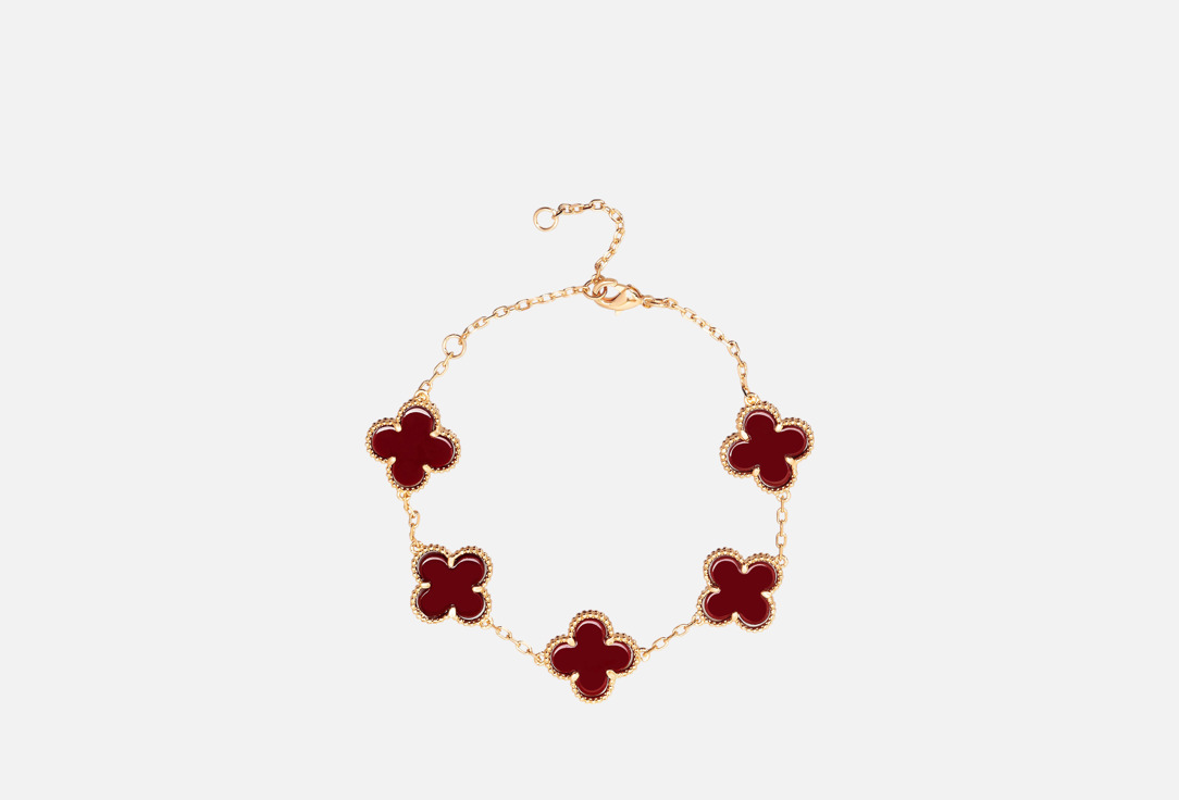 

Браслет MMPASSION.RUSH, Клевер красный 1 шт