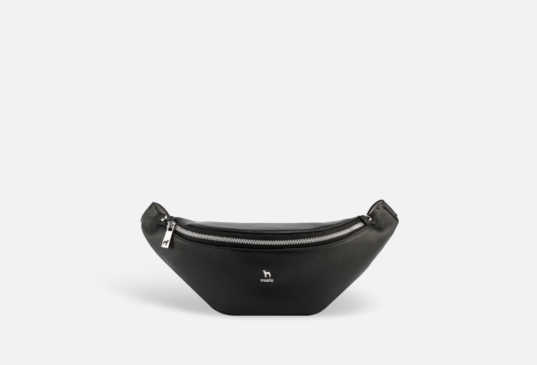 

Сумка поясная кожаная MUMI, Черный, KOTKA черная