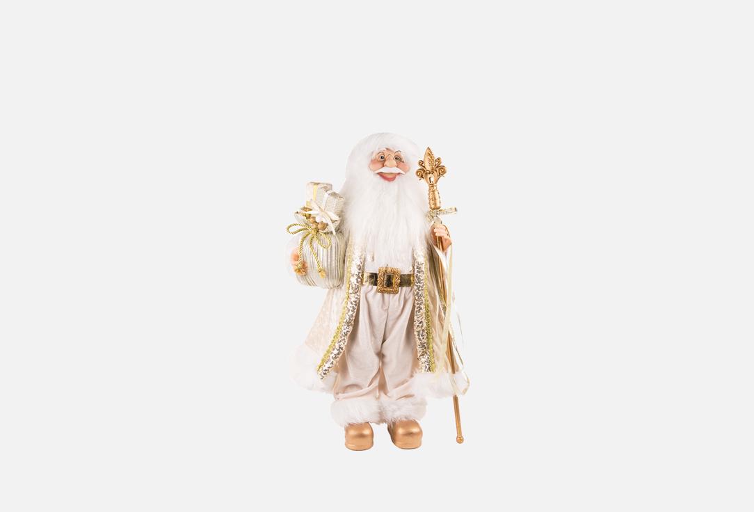 Изображение товара Статуэтка Maxitoys в Длинной Золотой Шубке с Подарками и Посохом, 30 см