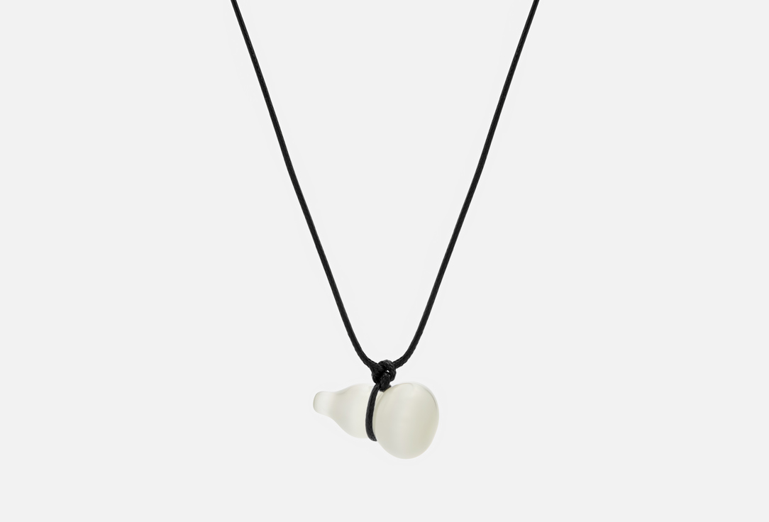 Изображение товара Колье PABUR VESSEL белое женское стекло и текстиль