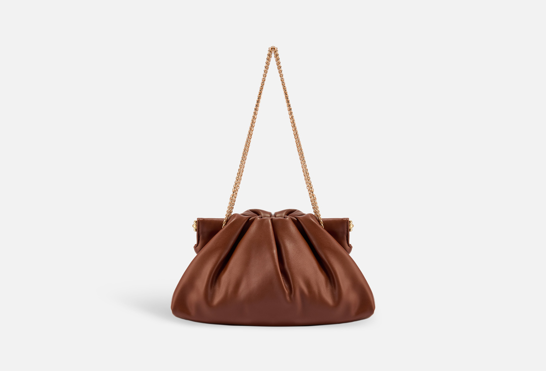 Изображение товара Клатч Sbalo pouch шоколадный женский стильный аксессуар