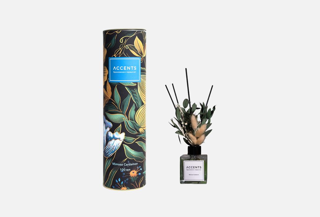 Изображение товара Аромадиффузор с сухоцветами Accents Mimosa Cardamon 100 мл для дома и подарка