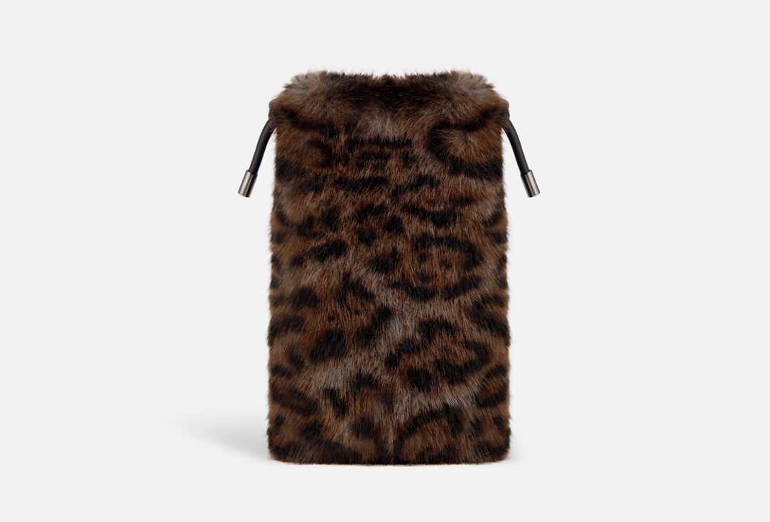 Изображение товара Стильная сумка-чехол Only Me Леопард для смартфона из эко-меха и замши