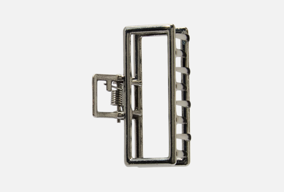 

Крабик для волос MONTE VITA, Серебряный, Геометрия, 4 см 1 шт