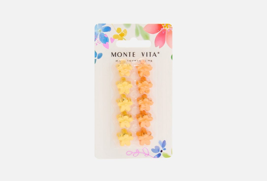 Изображение товара Крабики для волос Monte Vita Цветочки