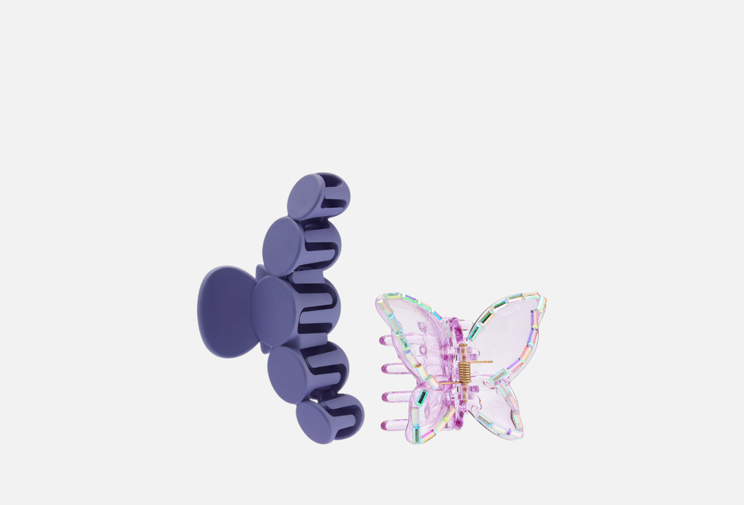 

Набор крабов для волос MONTE VITA, Фиолетовый, Фиолетовые 2 шт