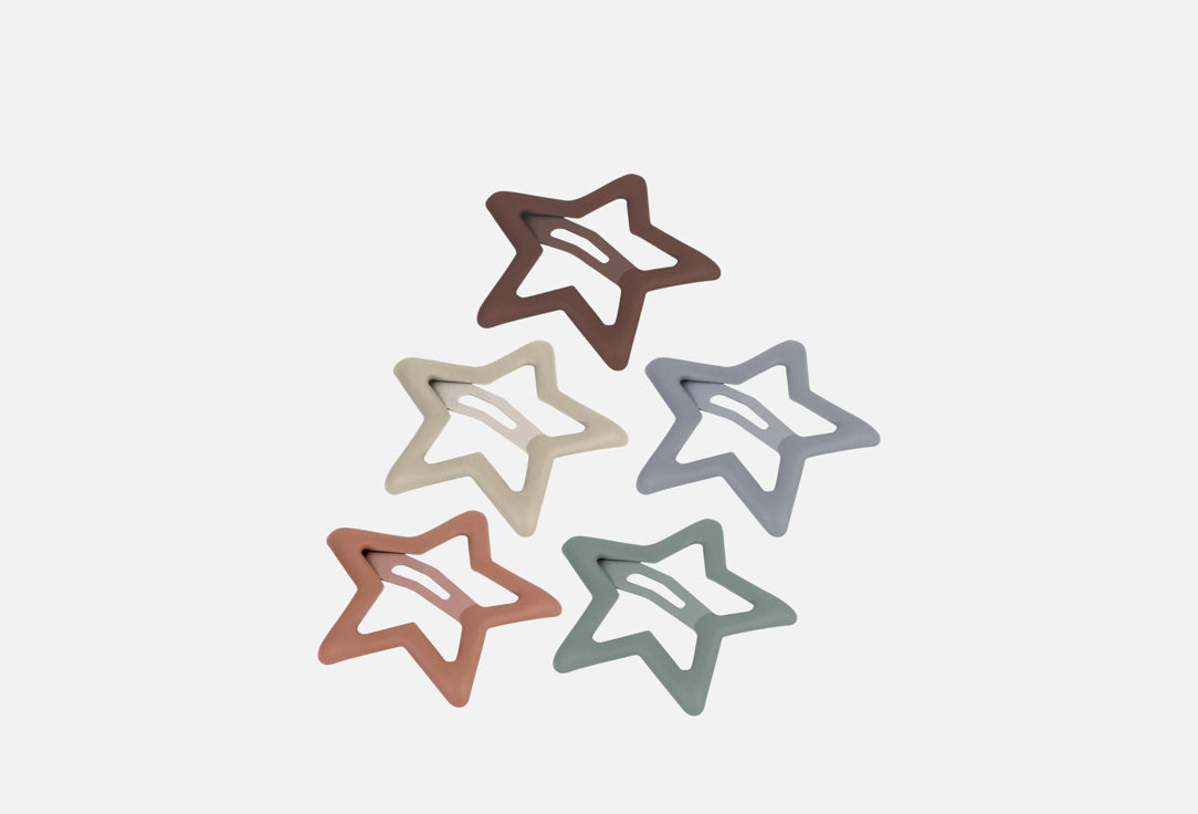 

Заколки для волос MONTE VITA, Мультиколор, Матовые звездочки 10 шт