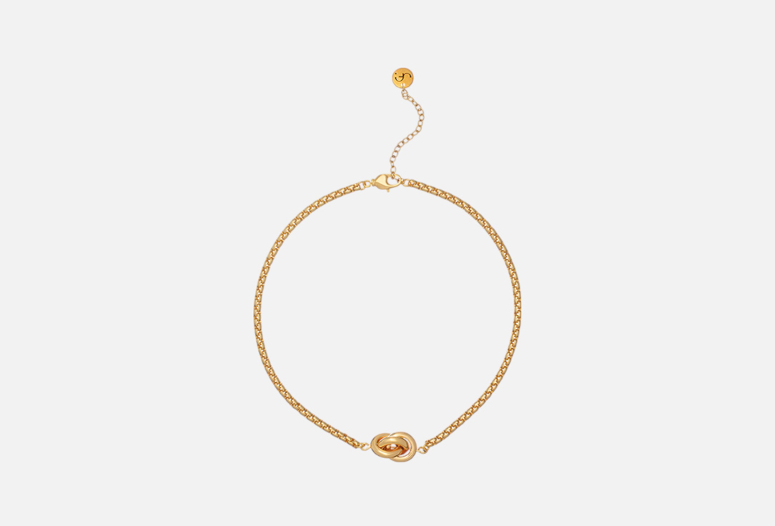 Изображение товара Колье SAFINA CONCEPT Triniti gold из латуни с позолотой 24 карата для женщин