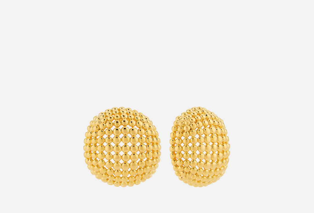 Изображение товара Эффектные серьги БИ-ЖУ TEXTURE с объемным рельефом для женщин