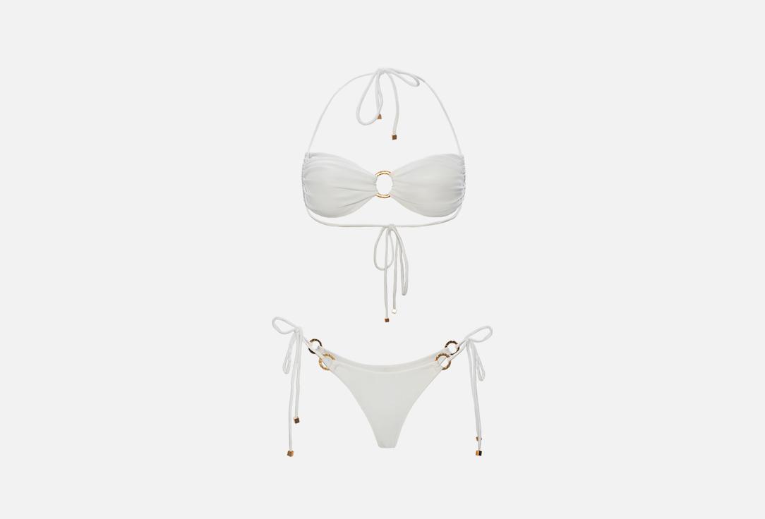 Изображение товара Женский раздельный купальник Love Skin Nicole белый для плавания и отдыха