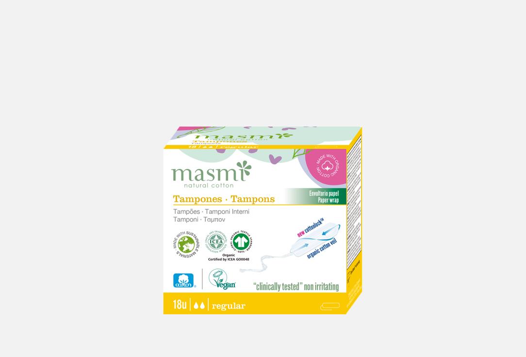 

Тампоны MASMI, Organic Cotton Regular 18 шт