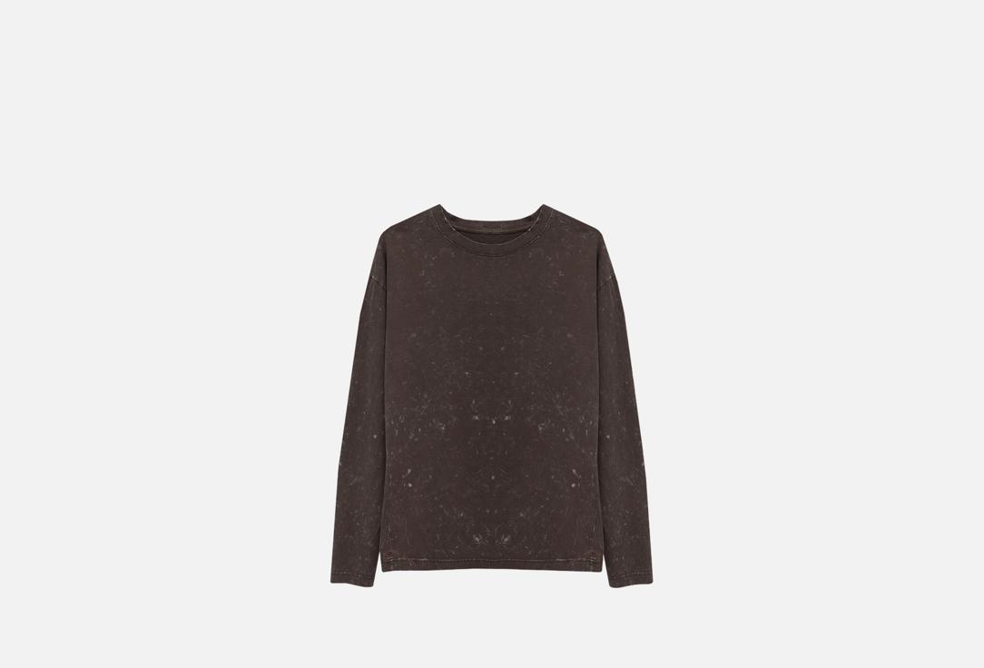 Изображение товара Женский лонгслив Mark Formelle коричневый из хлопка