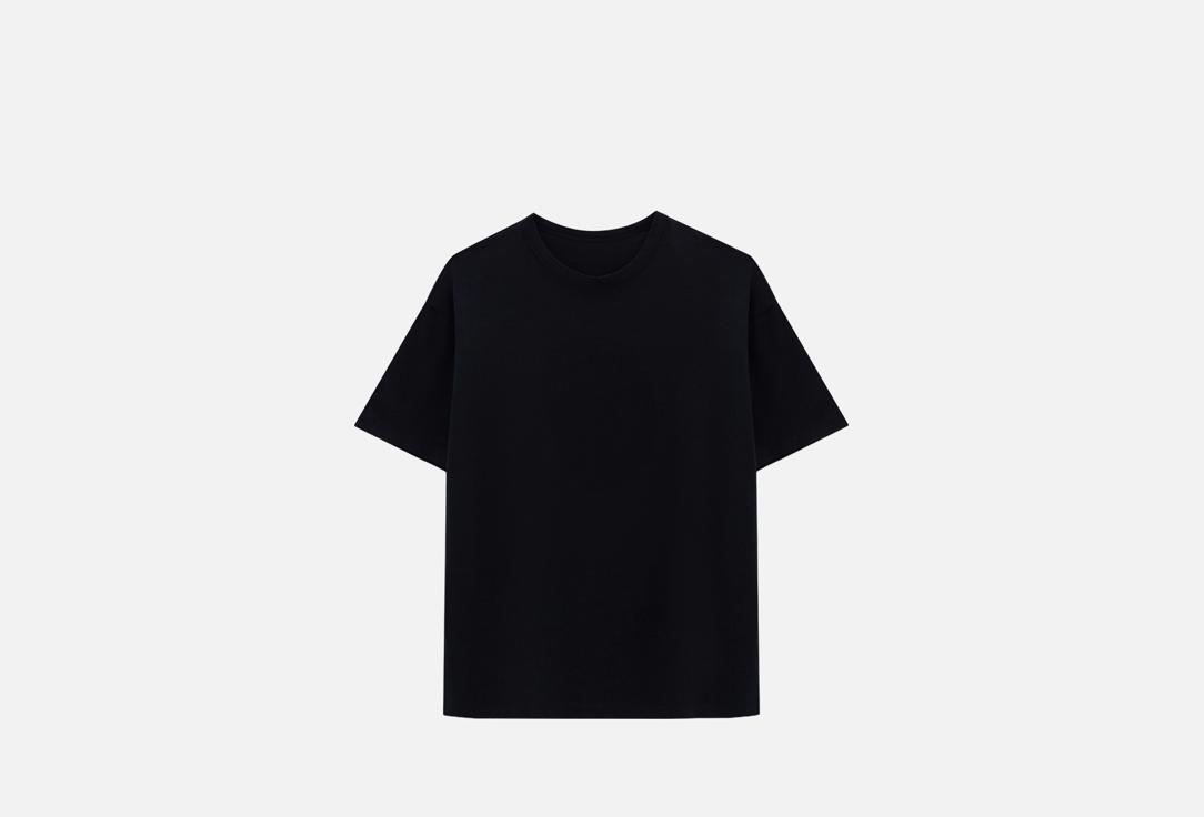 Изображение товара Женская футболка Mark Formelle черная оверсайз из хлопка