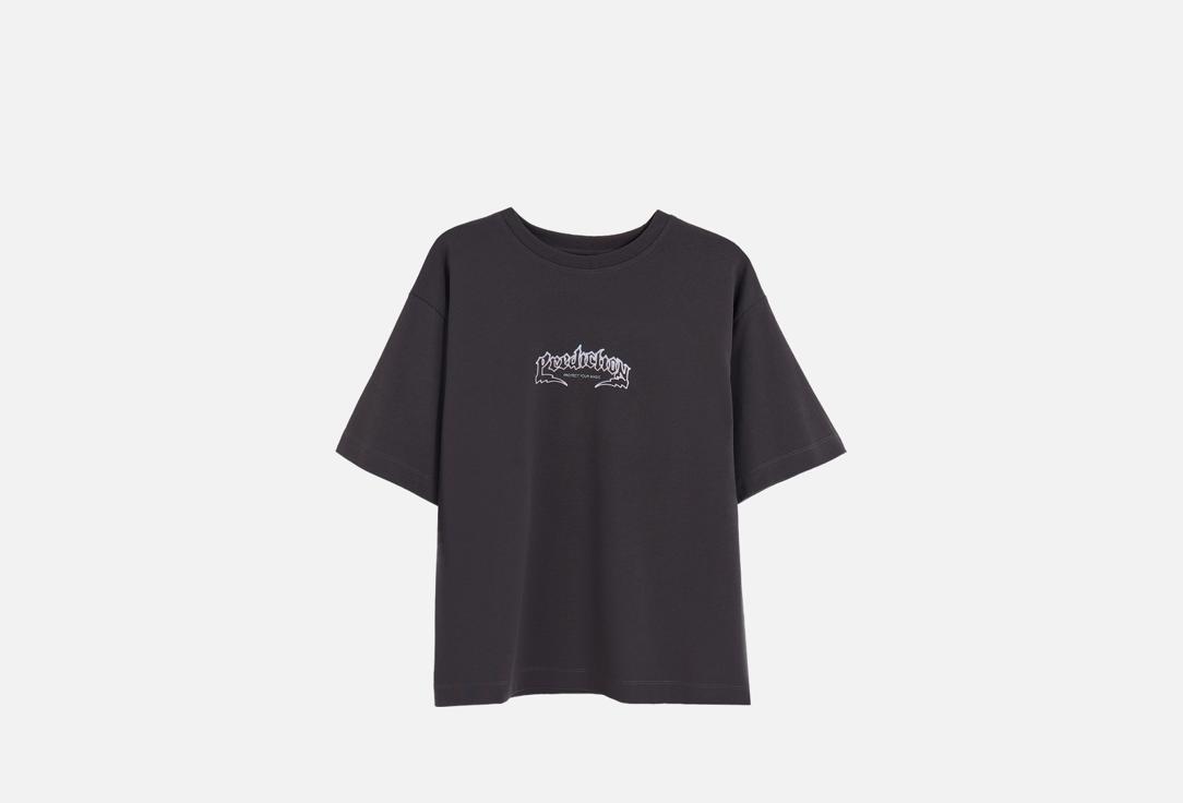 Изображение товара Футболка Mark Formelle серая оверсайз из 100% хлопка для женщин