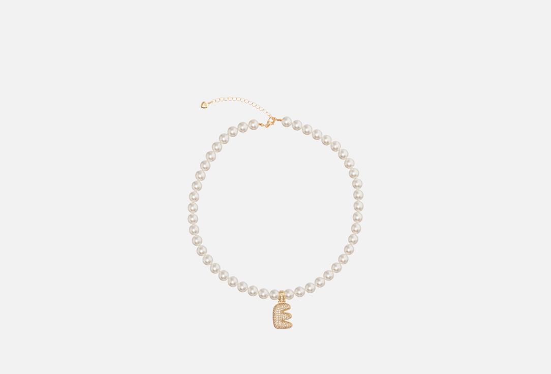 

Колье MN.JWLR, Gold letter E 1 шт