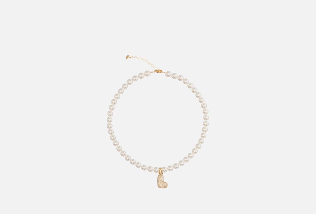 

Колье MN.JWLR, Gold letter L 1 шт