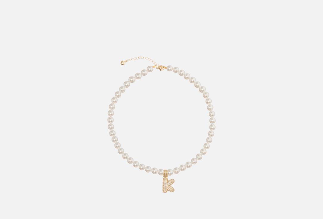

Колье MN.JWLR, Gold letter K 1 шт