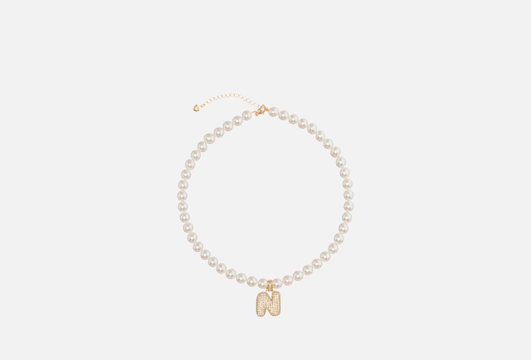 

Колье MN.JWLR, Gold letter N 1 шт