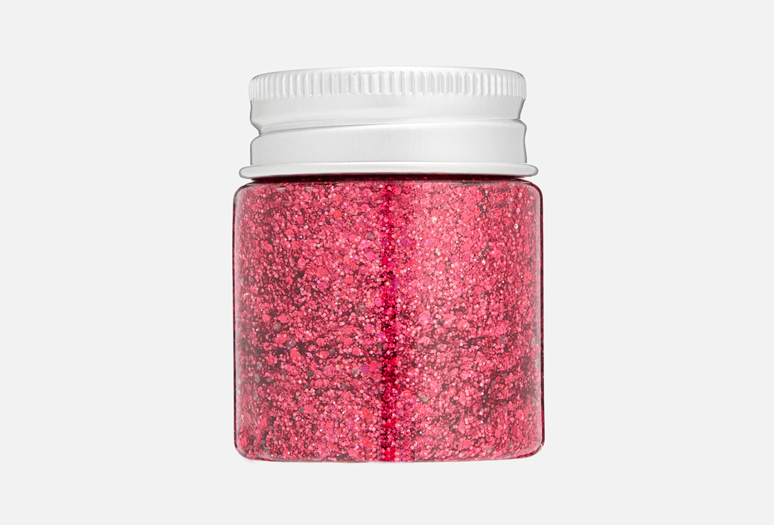 Изображение товара Глиттер-гель для лица тела и волос Splash Glitter gel Holo Red 30г
