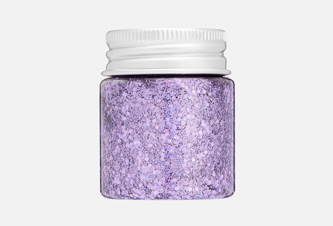 Изображение товара Глиттер-гель для лица, тела и волос Splash Holo Violet 30 г для яркого макияжа и украшений