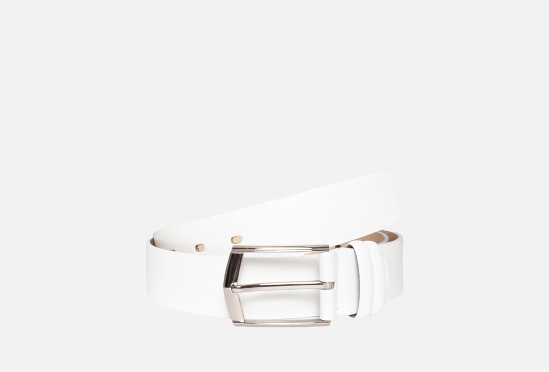 Изображение товара Женский кожаный ремень Le Vertige белый из натуральной кожи 106 см