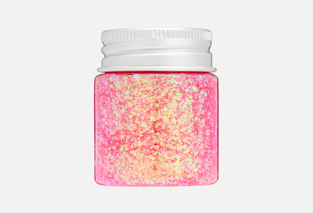 Изображение товара Глиттер для век Splash Radiant Pink 30 г водная формула для лица тела и волос