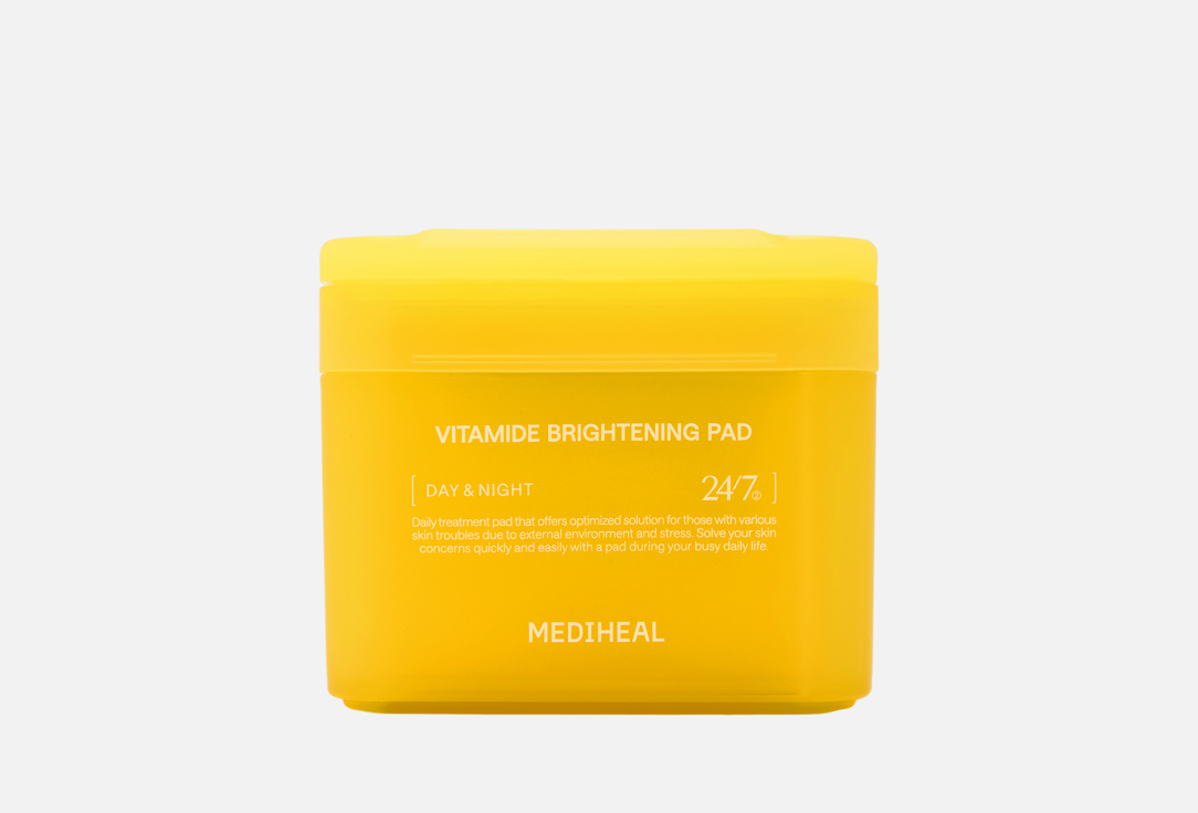 Осветляющие пэды для лица MEDIHEAL VITAMIDE 100 шт