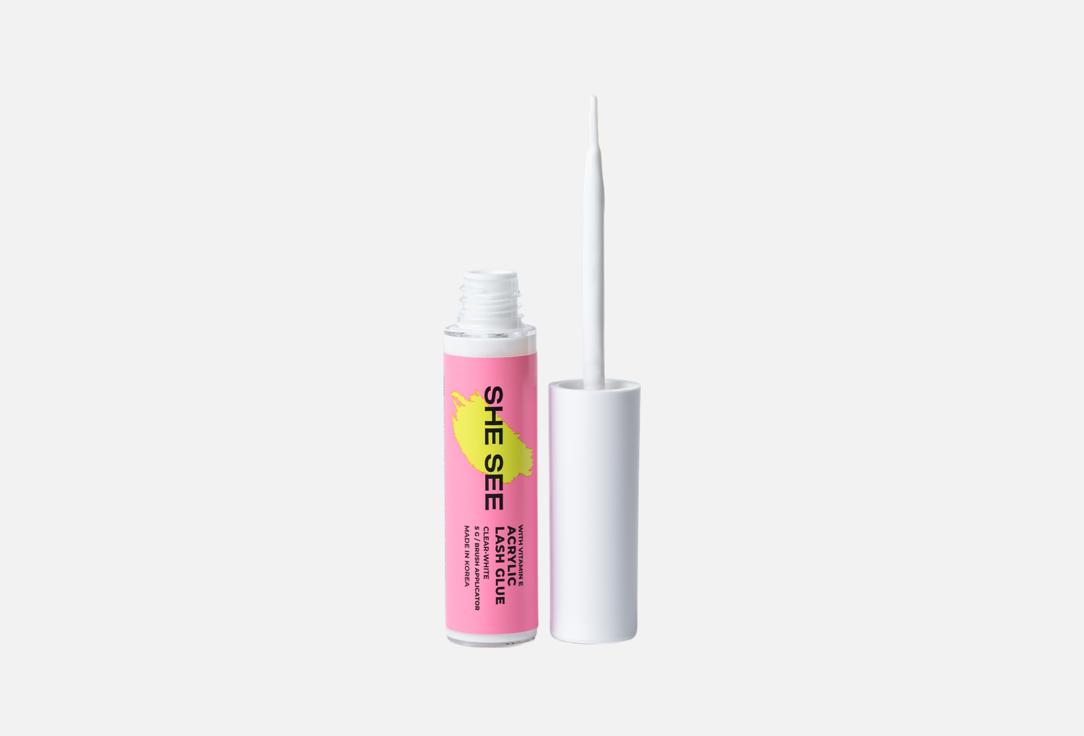 Изображение товара Клей для накладных ресниц SHE SEE acrylic lash glue водостойкий 5 мл